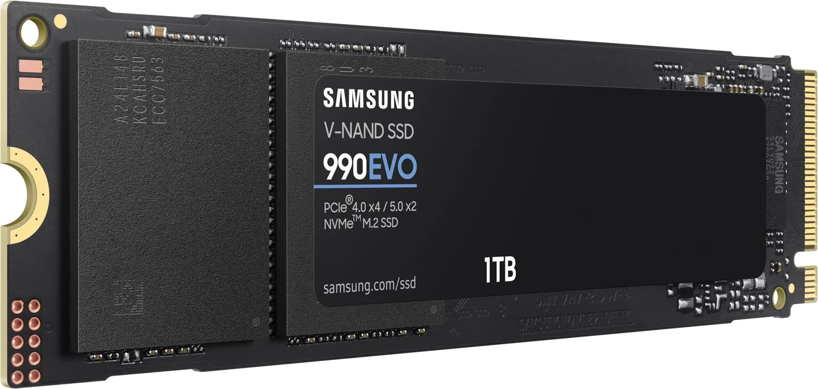 Твердотельный диск 1TB Samsung 990 EVO, M.2, PCI-E 5.0 x2, TLC 3D NAND [R/W - 5000/4200 MB/s]
