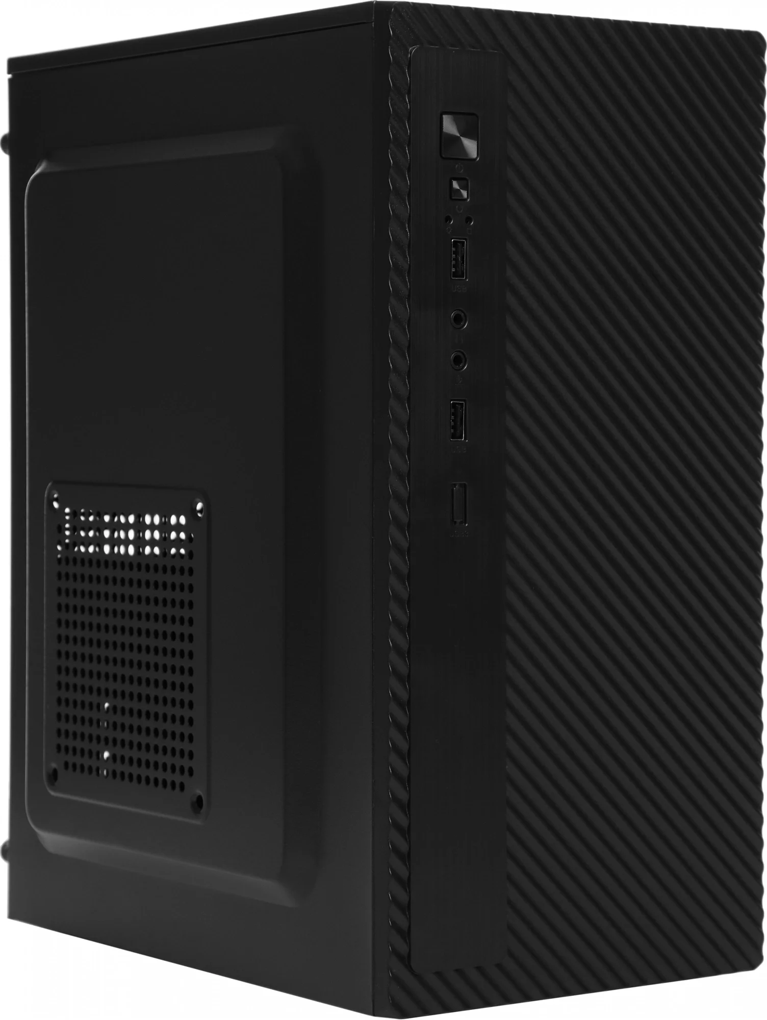Корпус для ПК accord - Entry ACC-2053B, mITX, mATX, 1х2.5", 1х3.5", 2xUSB2.0, Mini Tower, без БП, цвет чёрный, ACC-2053B
