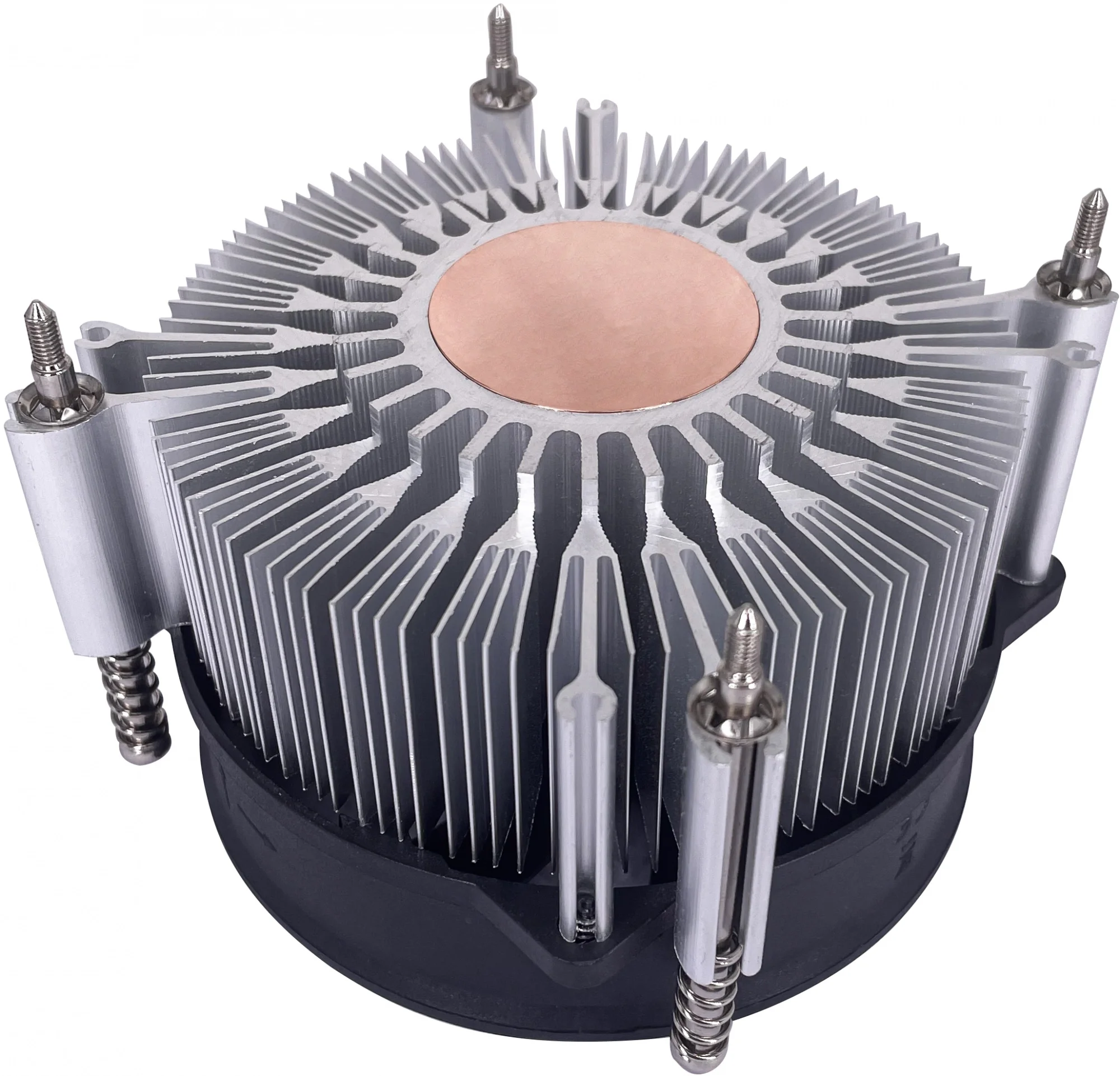 Устройство охлаждения(кулер) Digma D-CPC110-PWM3 92x92x25mm Soc-1151/1200/2066/1700 черный 4-pin 25dB Al+Cu 110W 350gr Ret