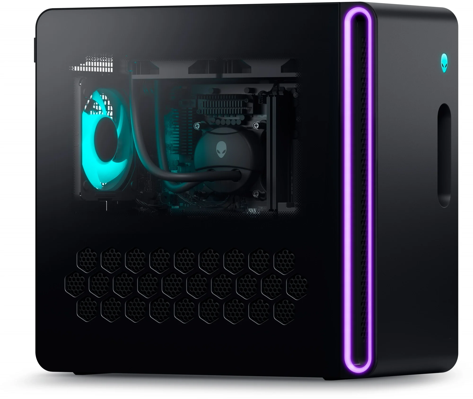 ПК Alienware Aurora R16 MT Core i9 14900F (2) 64Gb SSD2Tb RTX4080 Super 16Gb Windows 11 Home GbitEth WiFi BT 1000W мышь клавиатура черный (R16-9481)