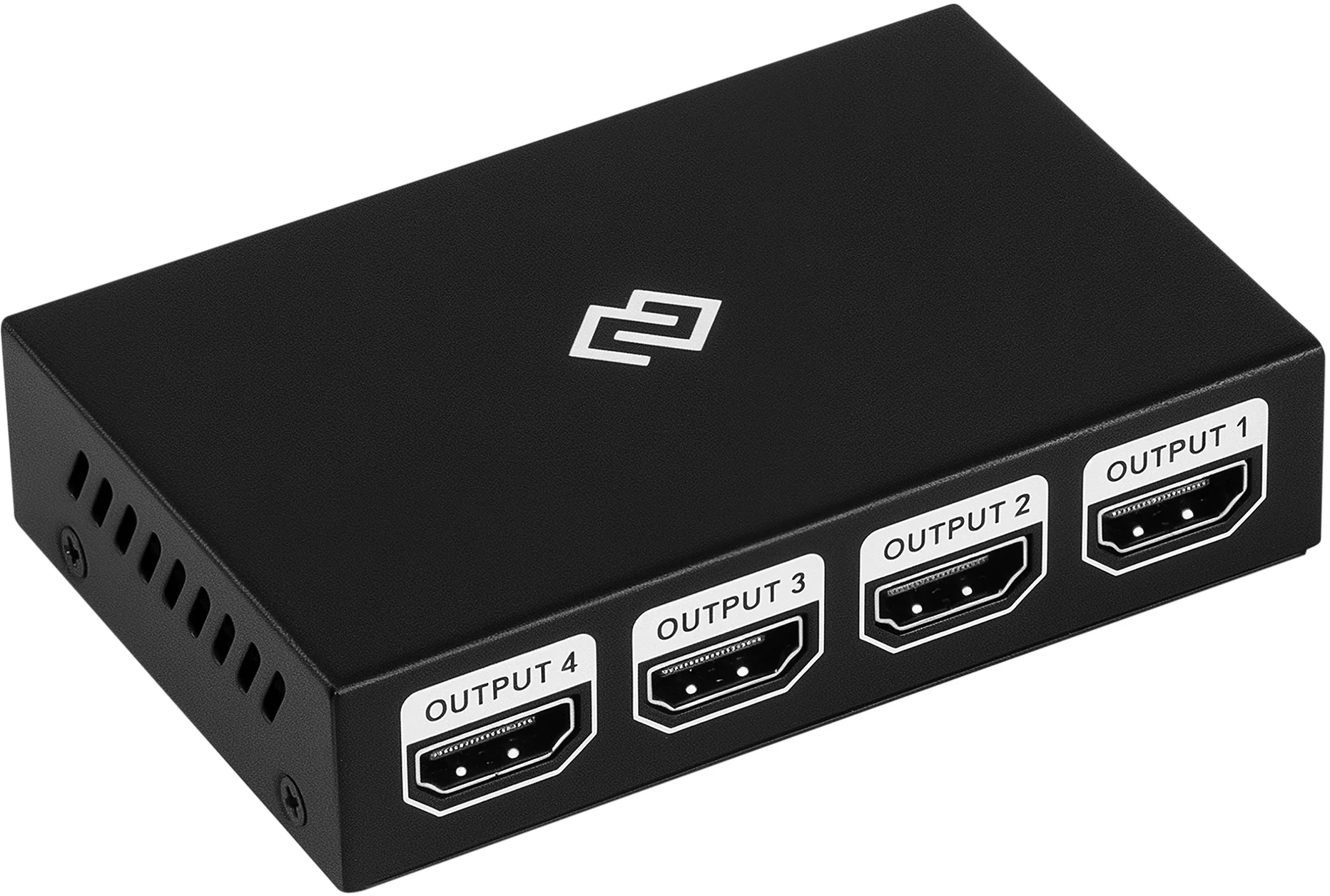 DHSP-V1.4X4 Сплиттер аудио-видео Digma HDMI  (f)/4xHDMI (f) черный