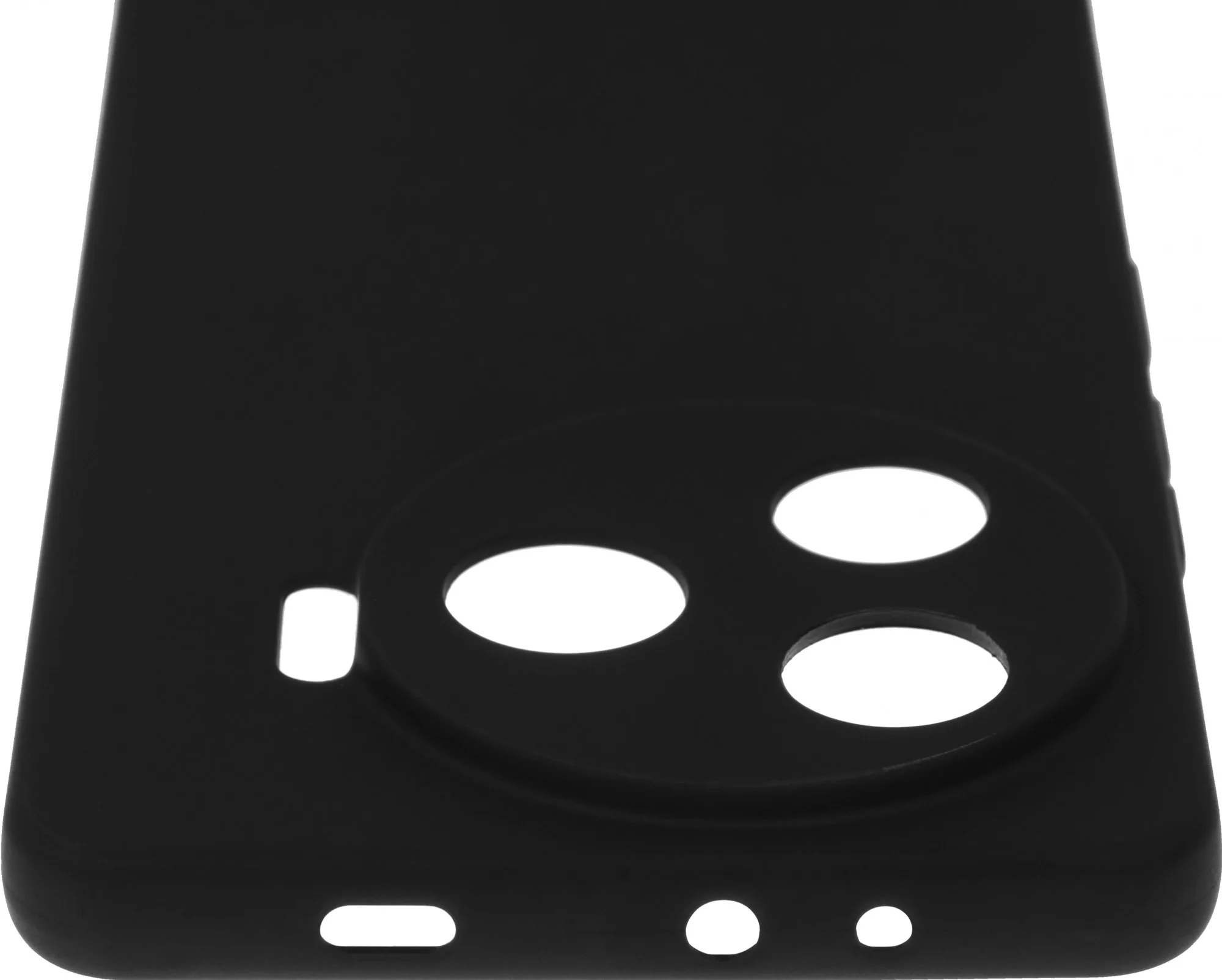 73278 Чехол (клип-кейс) BoraSCO для Tecno Camon 30 Pro Silicone  Case черный ()
