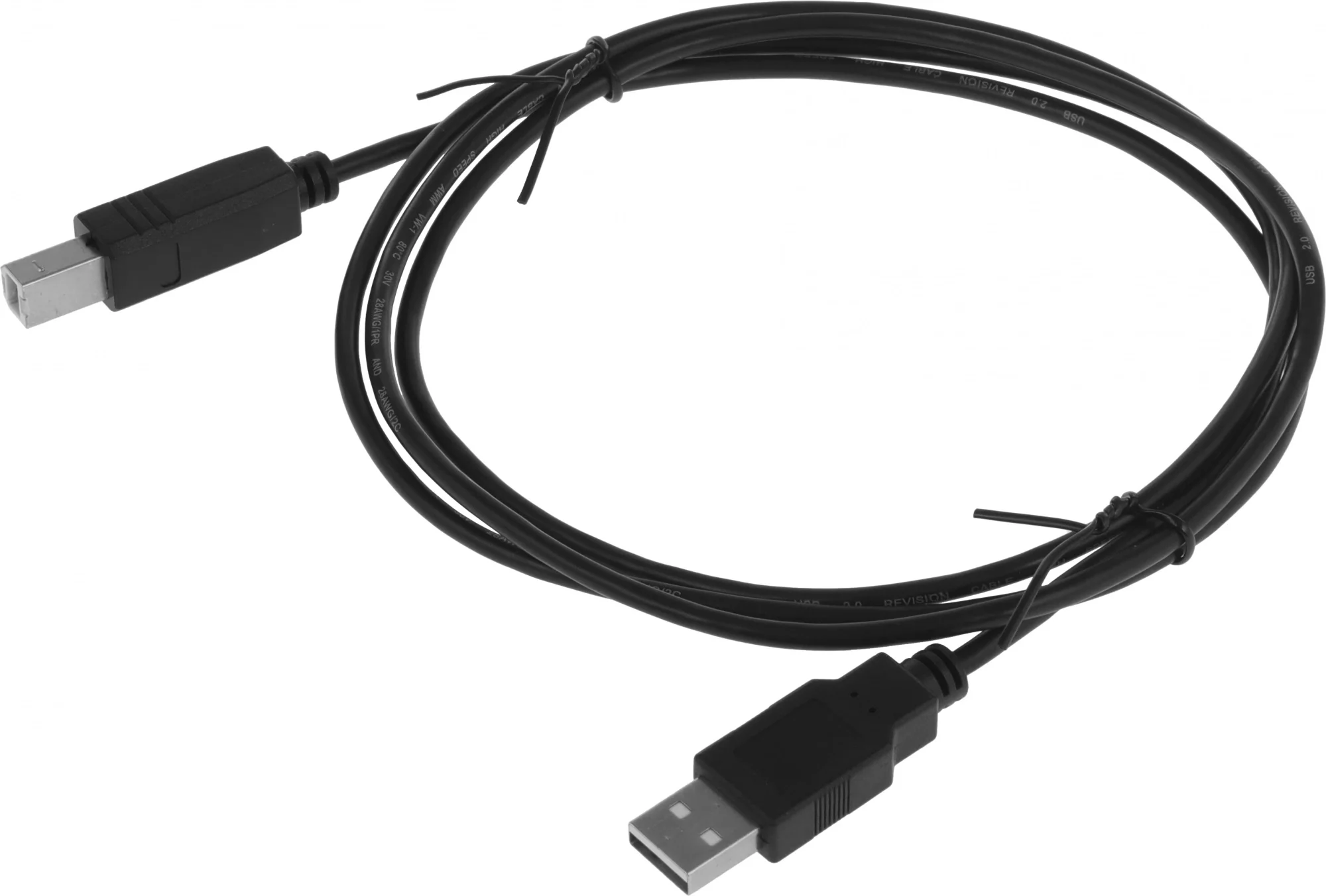 Кабель KingPrice KP-AmBm-v2-1.5m ver2.0 USB A (m) USB  B(m) 1.5м черный