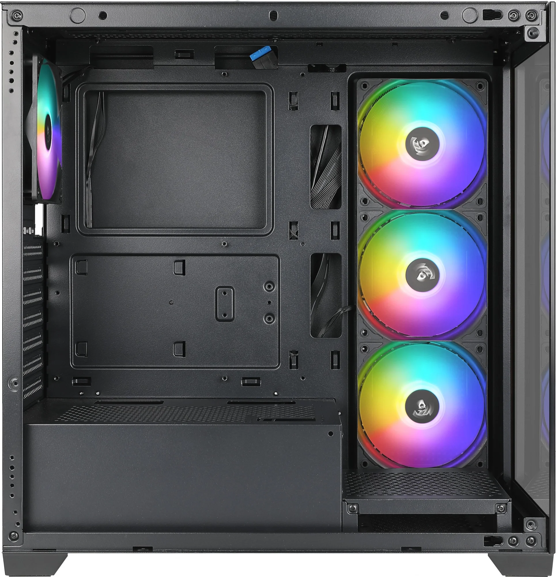 Корпус Azza NEPTUNE CSAZ-491, Full Tower, 2×USB 3.0, без БП, чёрный