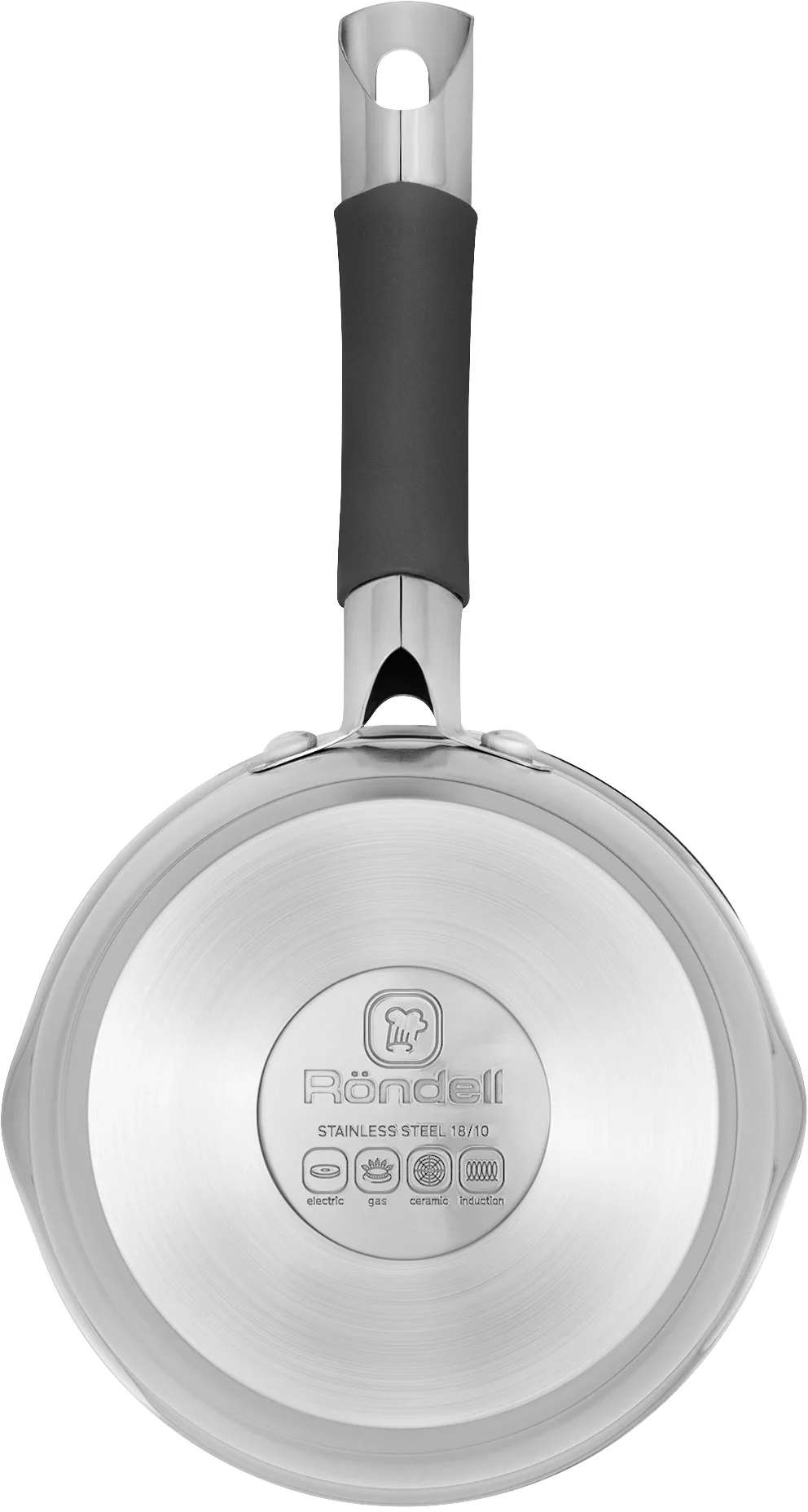Ковш Rondell Flamme RDS-026 1.3л. d=16см (с крышкой) стальной