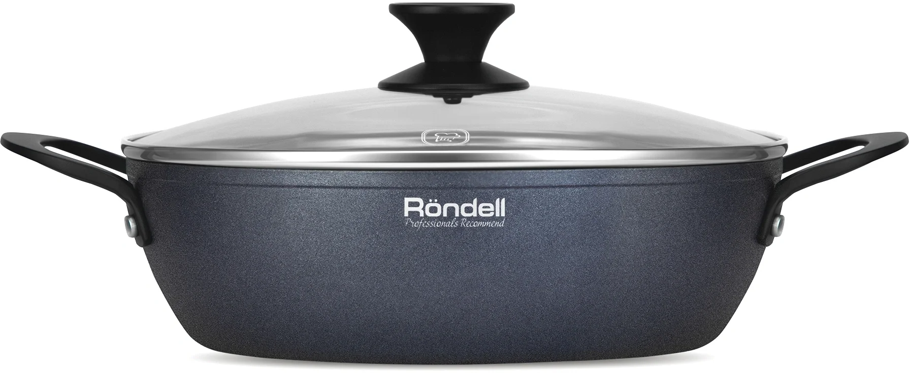 Сотейник Rondell Evolution-R RDA-799 3.4л. d=26см (с крышкой) графитовый