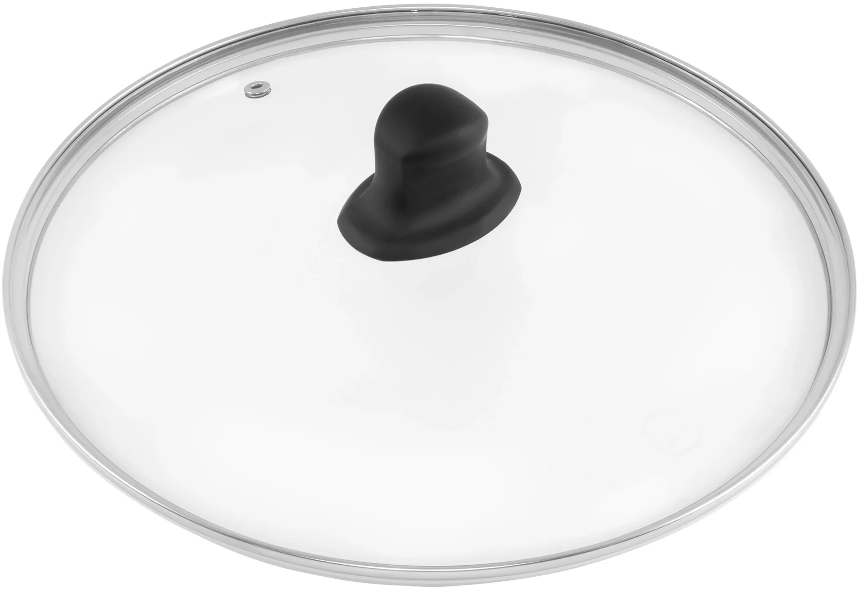 Сковорода Rondell Frank RDA-1374, круглая 28см, покрытие: Xylan Plus ручка несъемная (с крышкой), черный