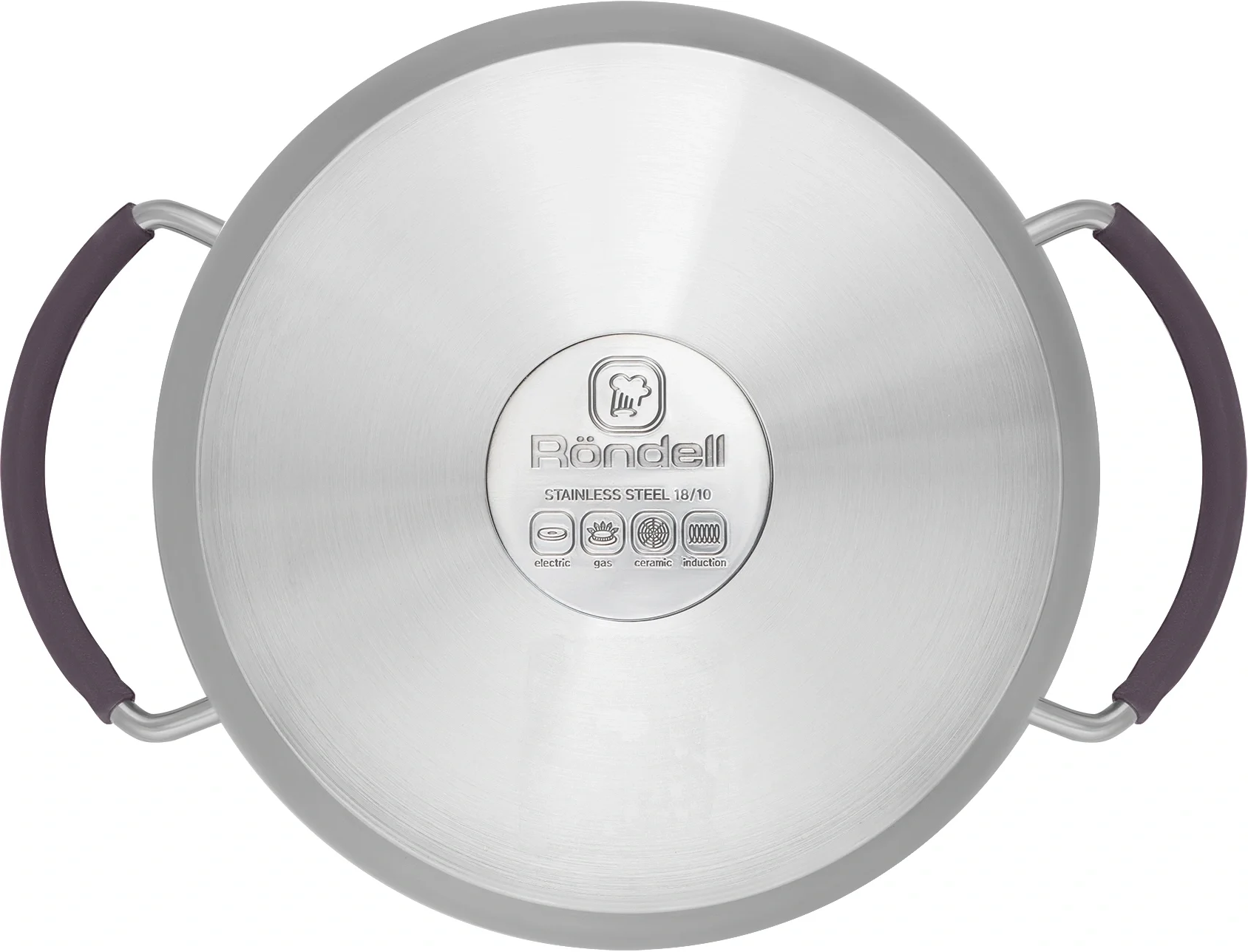Кастрюля Rondell Akzent RDS-1387 2.1л. d=18см (с крышкой) стальной