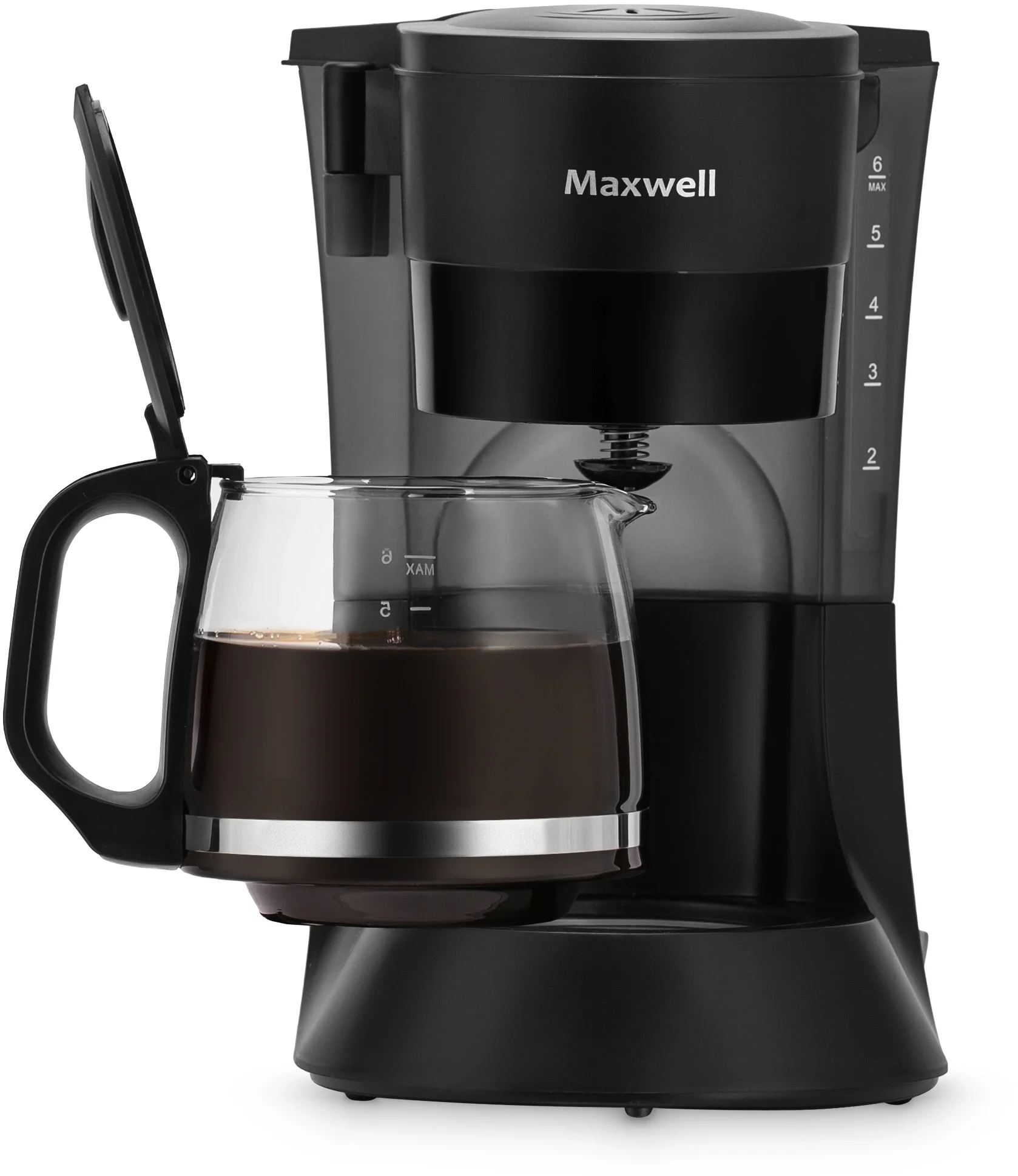 Кофеварка капельная Maxwell  MW-1650 600Вт черный