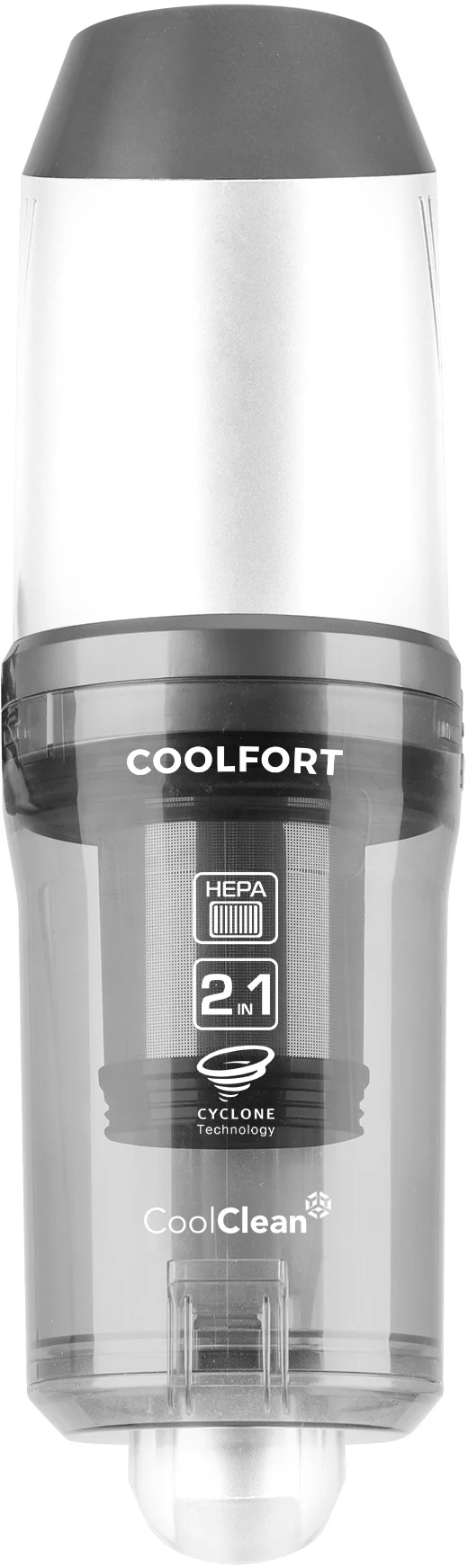 Пылесос Coolfort CF-3002 120Вт белый
