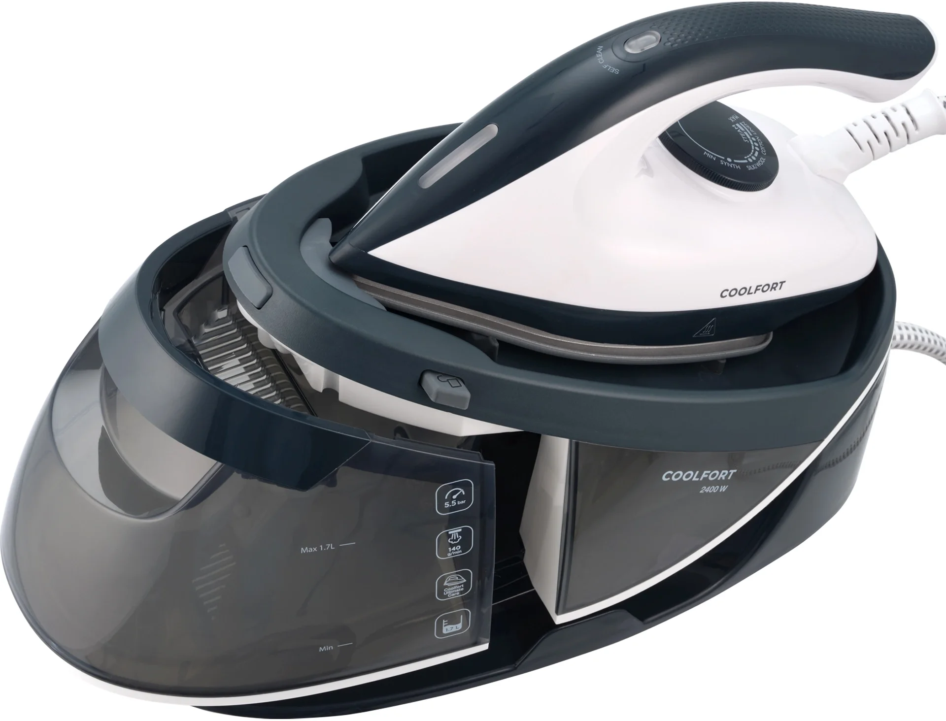 Парогенератор Coolfort  CF-3420 2400Вт белый/серый