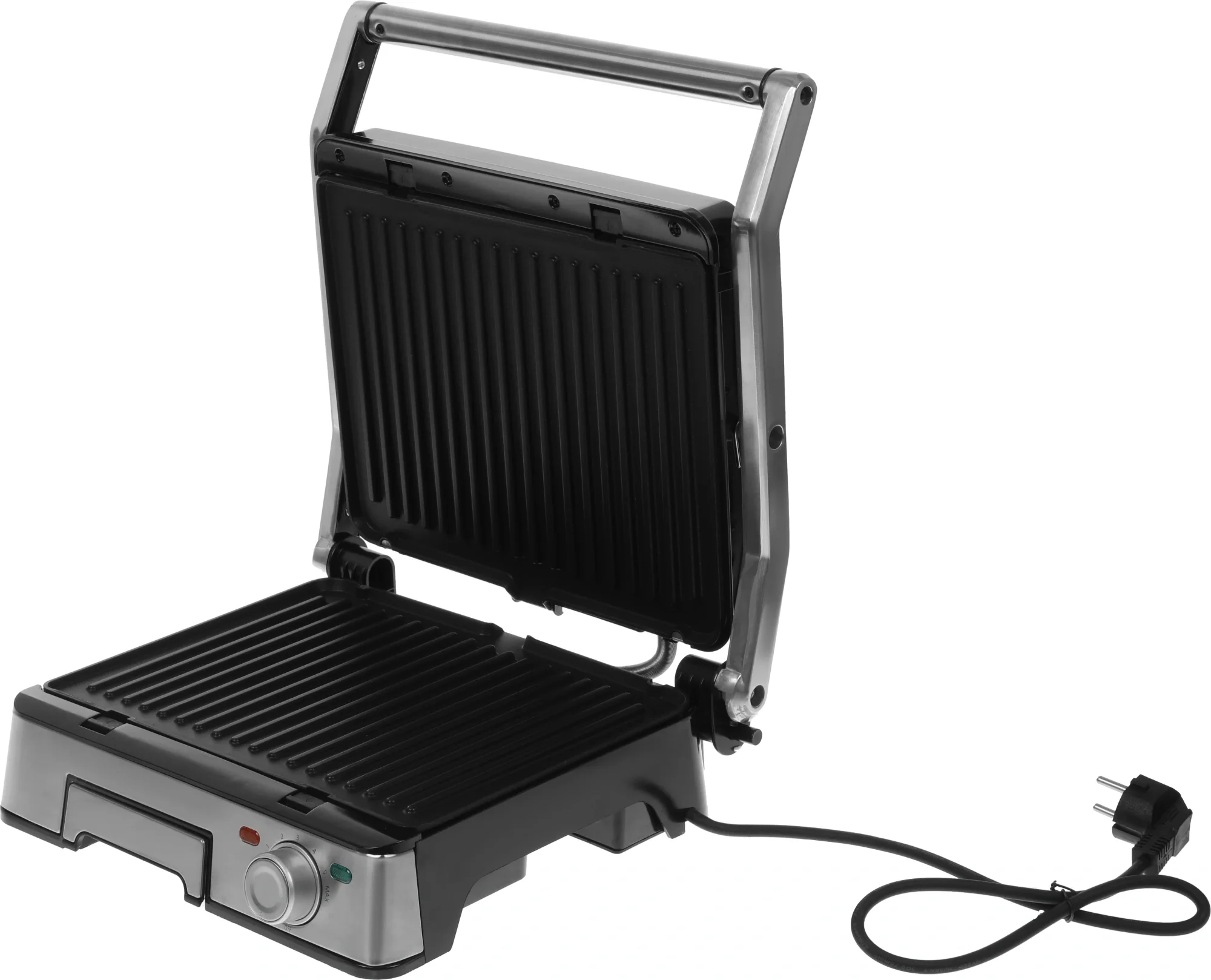 Гриль-пресс электрический Vitek VT-8450 (MC) серебро/черный