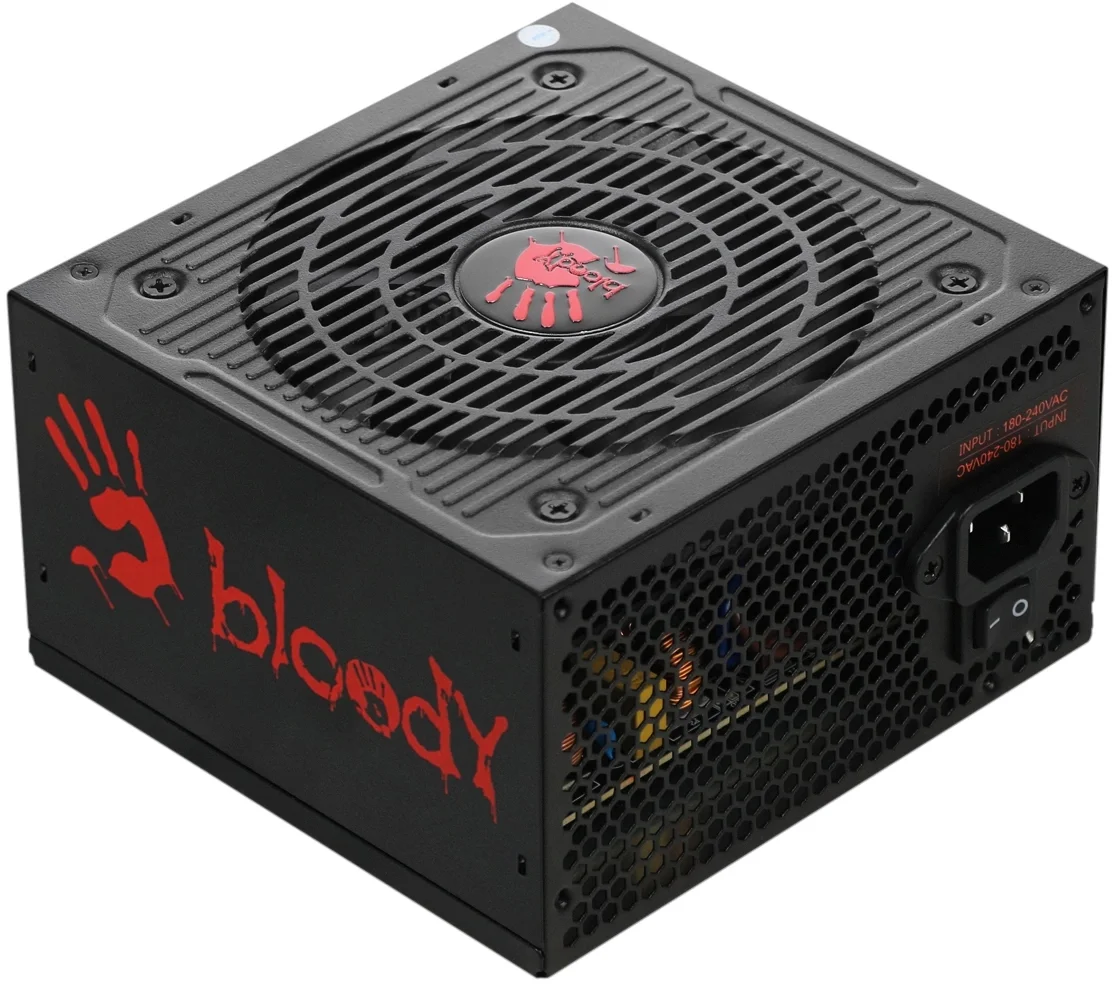 Блок питания для компьютера Bloody - BD-PS550B, ATX, 80 PLUS Bronze, 550 Вт, BD-PS550B