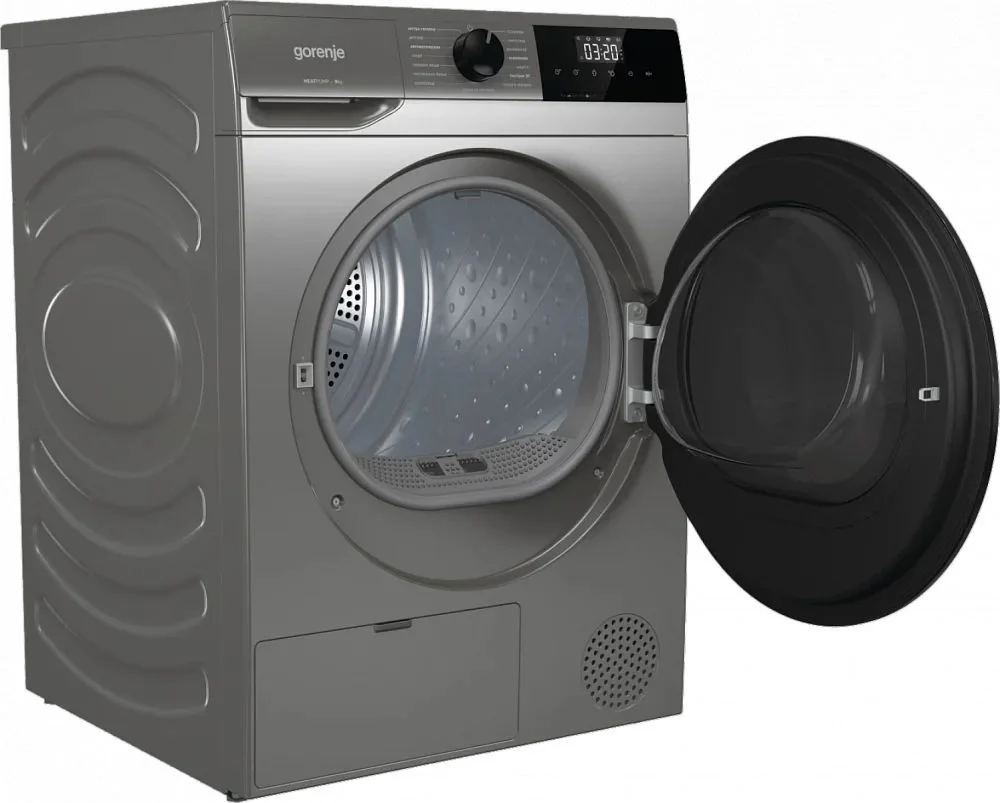 Сушильная машина Gorenje D2HNA92/C серый, 9 кг, сушка - конденсационная, программ - 15, 59.5 x 84.5 x 66 см