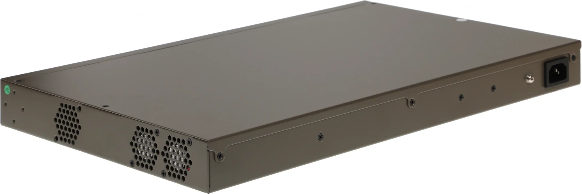 Коммутатор Tenda TEG1126P-24-410W Коммутатор неуправляемый PoE, 24 порта 24x1 Гбит/с, PoE 24х30 Вт (до 370Вт), SFP 2x1 Гбит/с, установка в стойку