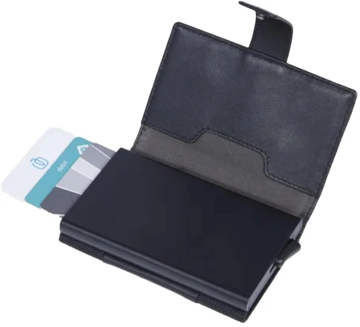 Чехол для кредитных карт Piquadro S137  PP5649S137R/N черный металл