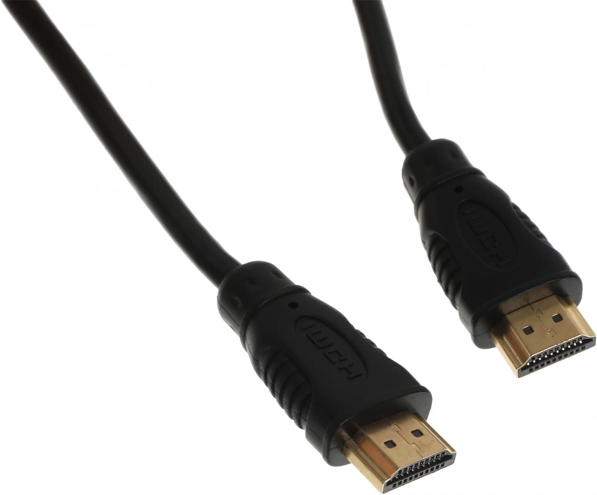 Видео кабель BURO, HDMI (M) -> HDMI (M), HDMI 1.4, 1.5 м, цвет чёрный, BU-HDMI-V1.4-1.5M