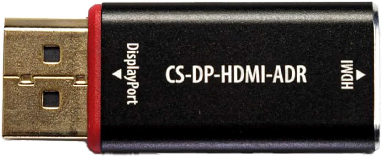 Переходник аудио-видео Cactus CS-DP-HDMI-ADR DisplayPort (m)/HDMI (f) 5м. позолоч.конт. черный