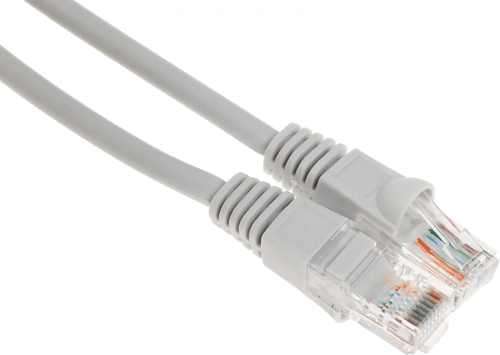 Патч-корд Buro UTP-5E-25M-G-LSZH 1Гбит/с UTP 4 пары cat.5E 25м  серый  RJ-45  (m)-RJ-45 (m)