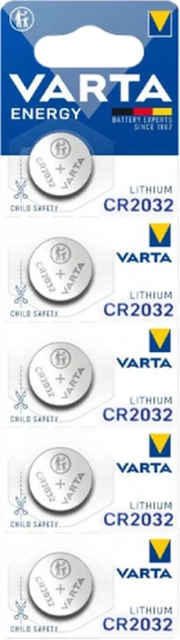 Батарейка Varta 06032229405, ENERGY CR2032, 3V, 5 шт