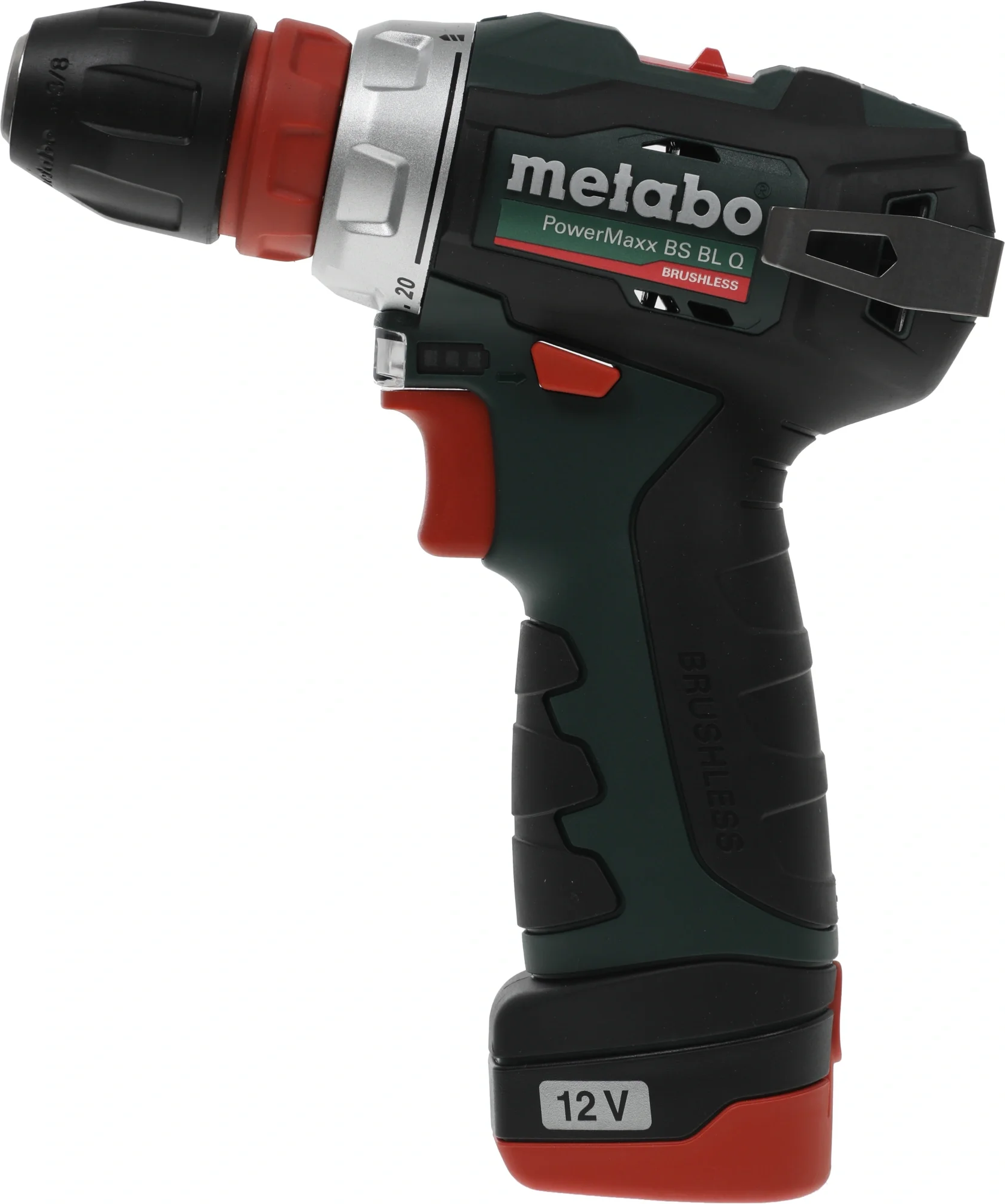 Дрель-шуруповерт Metabo Power Maxx BS 12 BL Q аккум. патрон:быстрозажимной (кейс в комплекте) (601749500)
