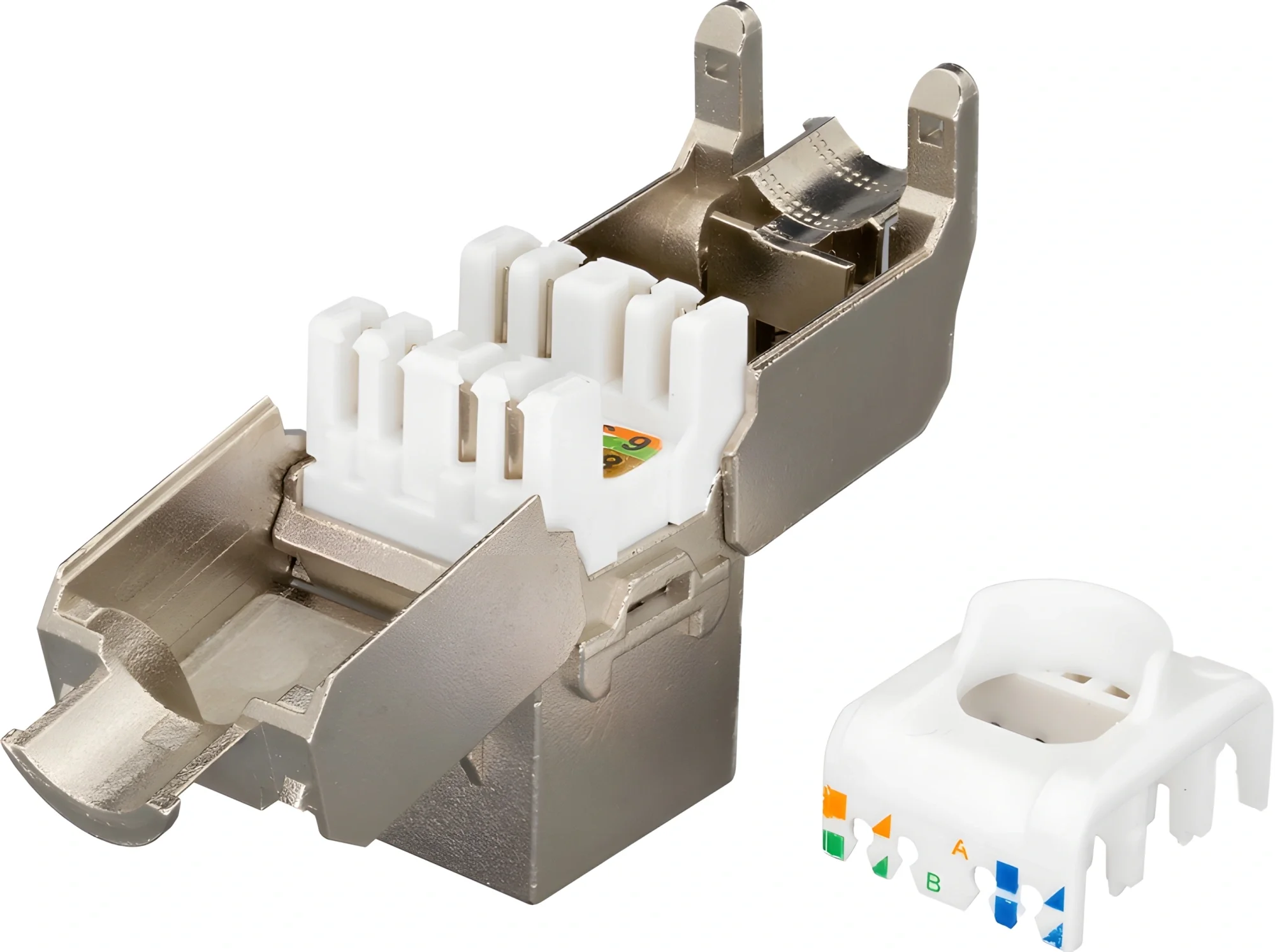 Модуль Suprlan 10-0328-1, Keystone RJ45 кат.5E FTP экранированный