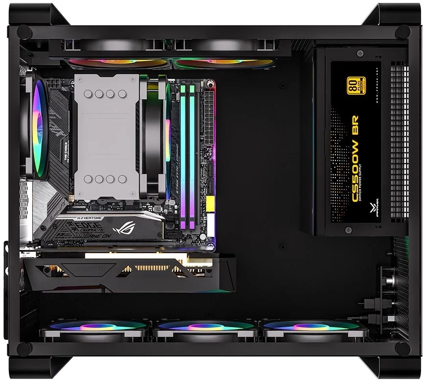 Корпус Accord ACC-GCUB4 черный без БП mATX 1xUSB3.0