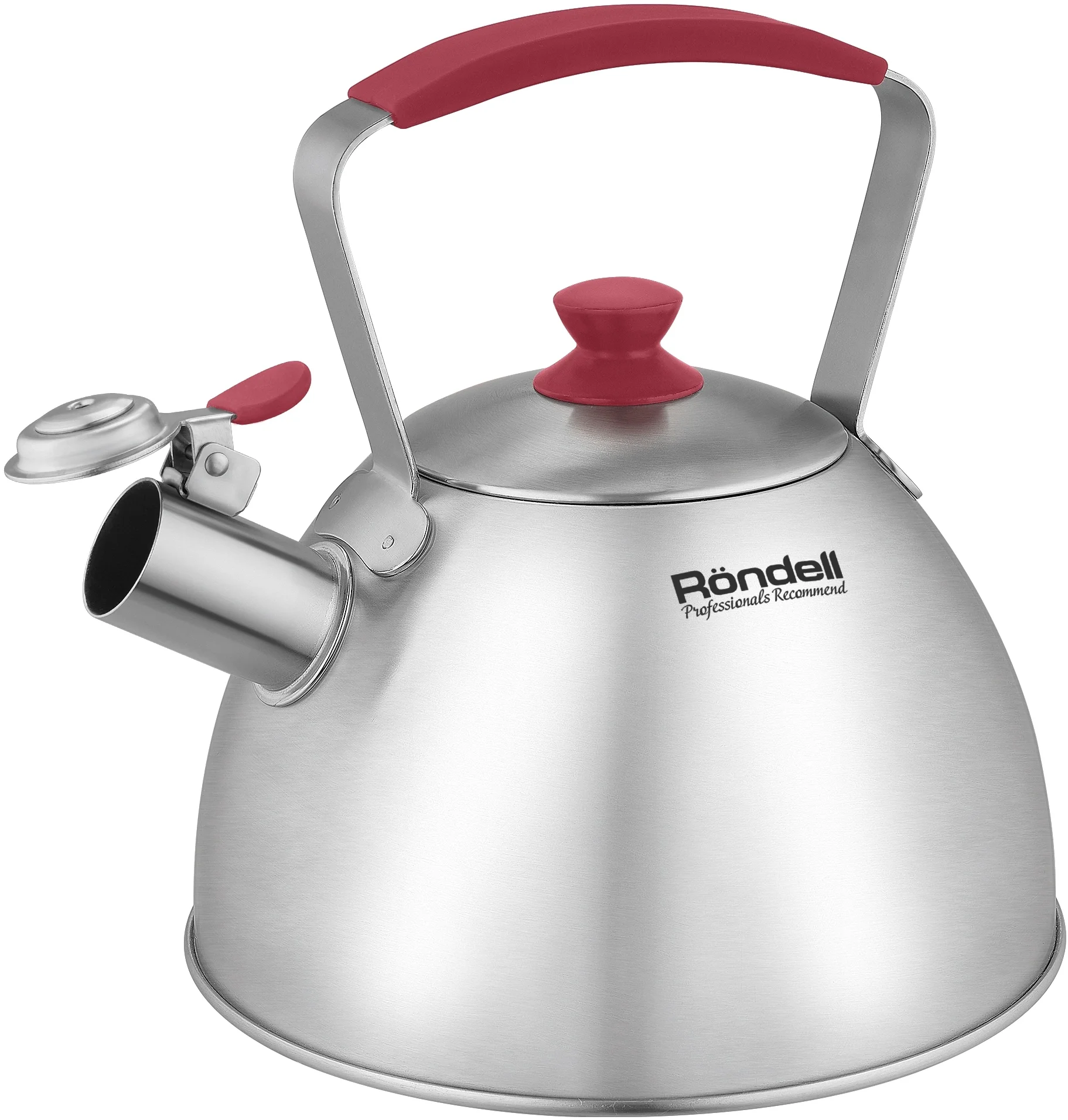 Чайник для плиты металлический Rondell Savvy RDS-1826 2.5 л. стальной