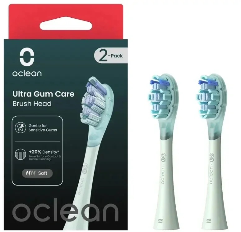 Насадка для зубных щеток Oclean UG01 (упак.:2шт) зеленый