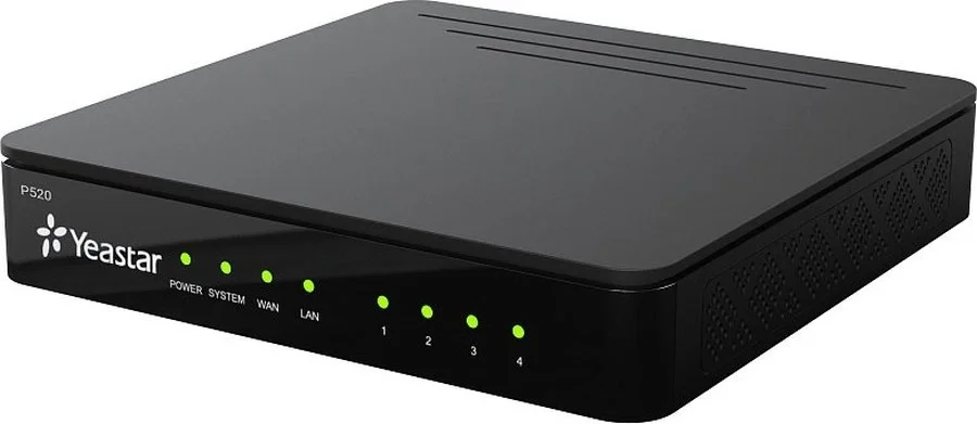 АТС Yeastar P520, 20 абонентов и 10 вызовов, поддержка FXO, FXS, GSM, BRI, шт