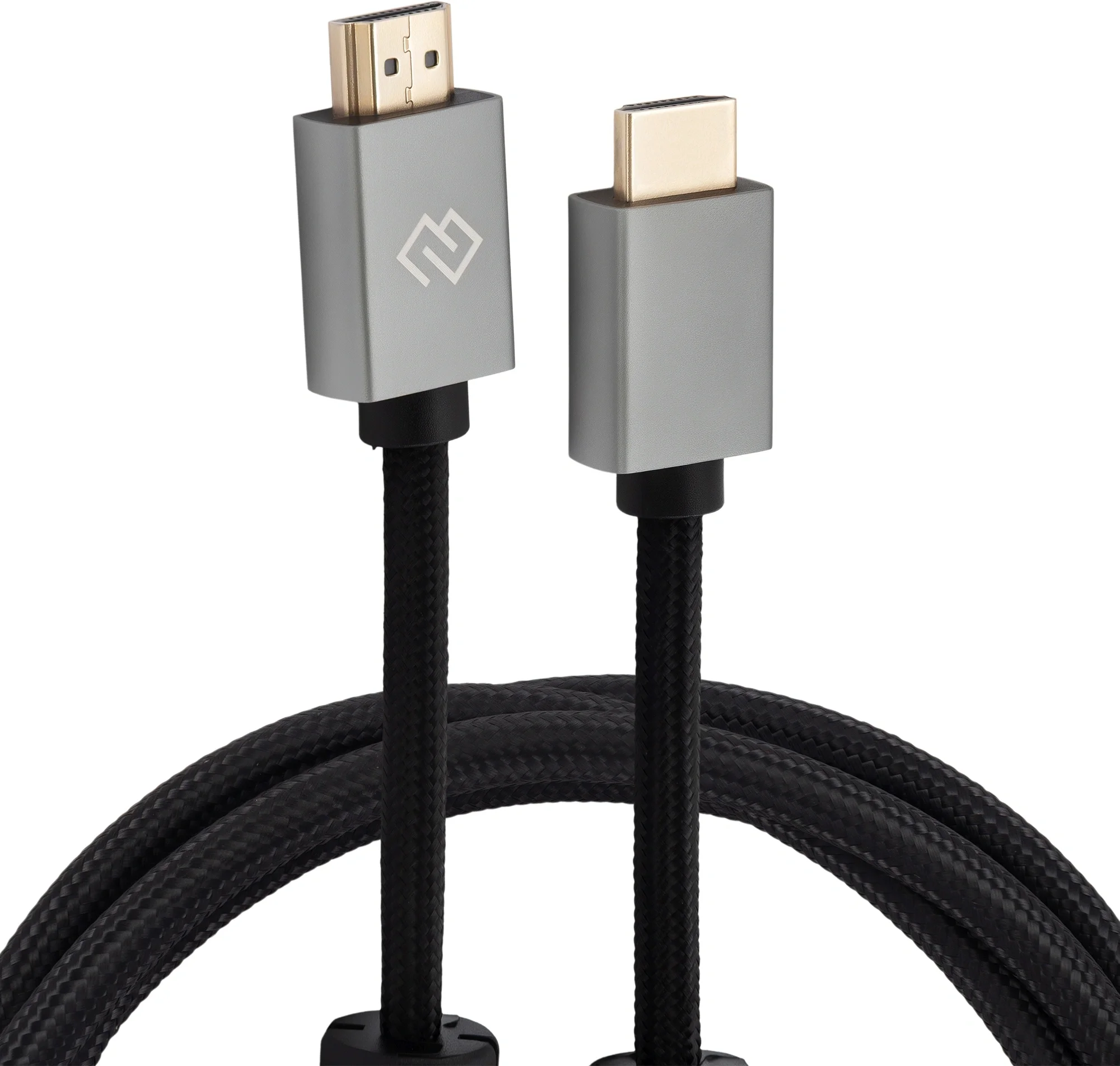 D-HDMI-2FF-V2.0-2M Кабель аудио-видео Digma HDMI (m)/HDMI (m) 2м.  феррит.кольца  позолоч.конт.  черный ()