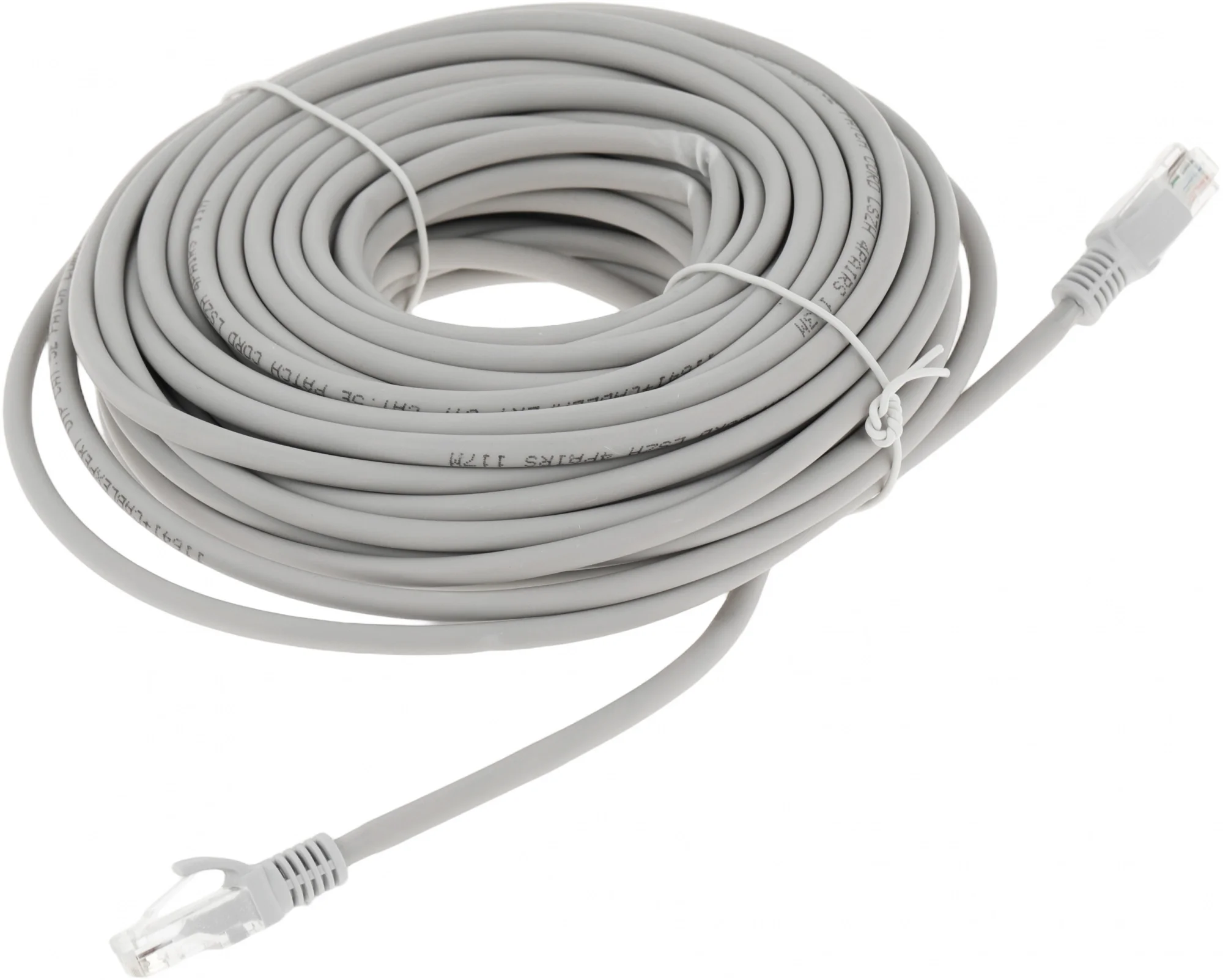 Патч-корд Premier PP31-20M-LSZH 1Гбит/с UTP 4 пары cat.5E CCA molded 20м  серый  RJ-45  (m)-RJ-45 (m)