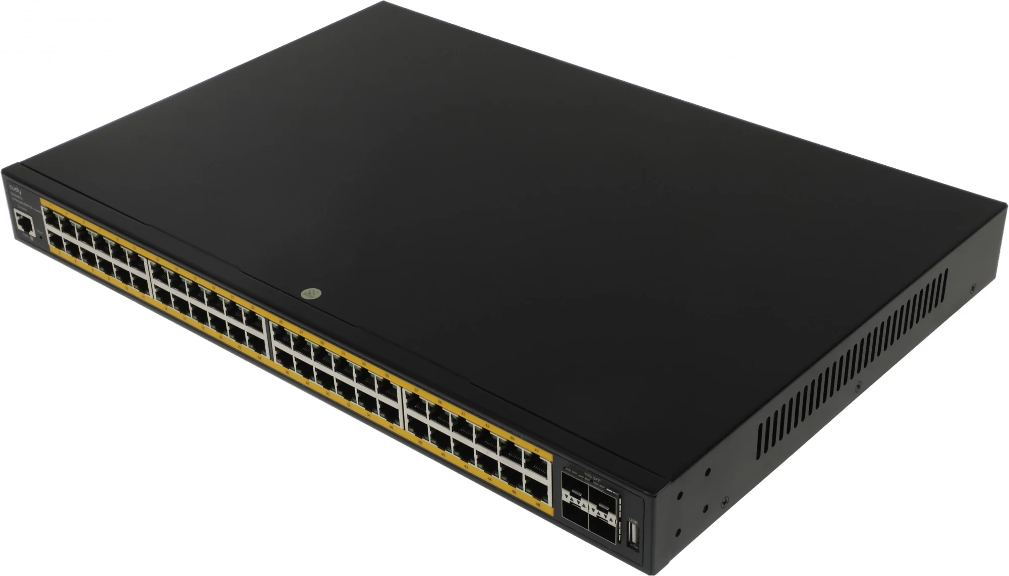 Коммутатор Cudy GS2048PS4-720W (L2) 48x1Гбит/с 4x10Гбит/с 4xКомбо(1000BASE-T/SFP) 4SFP+ 40PoE+ 4PoE++ 720W управляемый