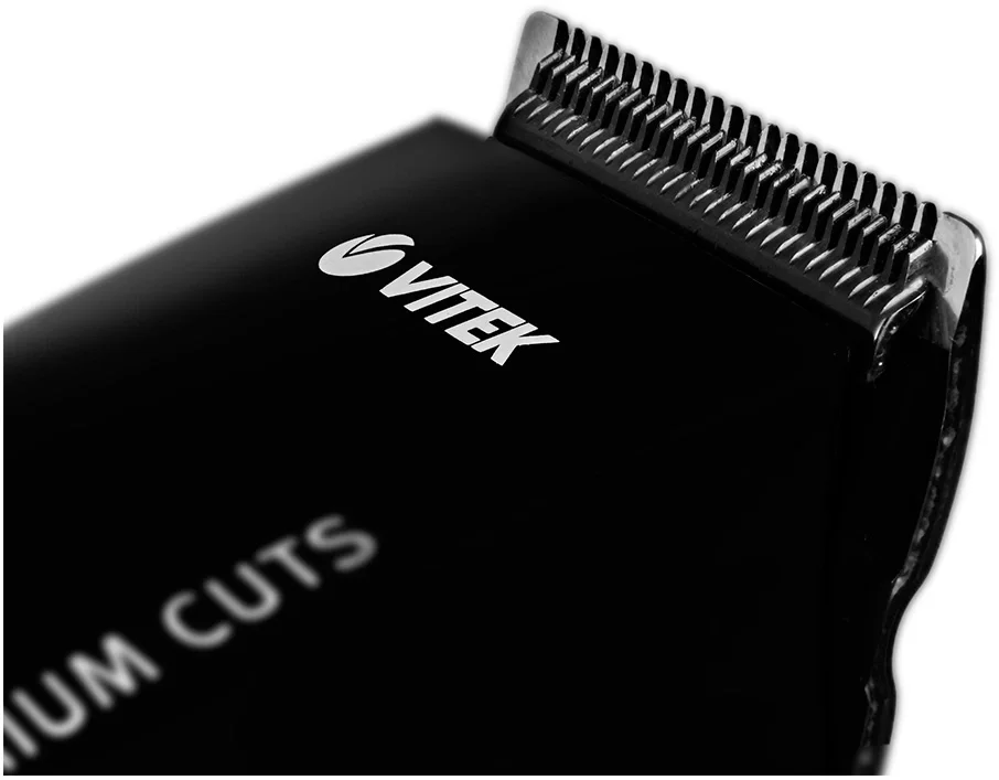 Машинка для стрижки Vitek VT-2511 черный  (насадок в компл:4шт)