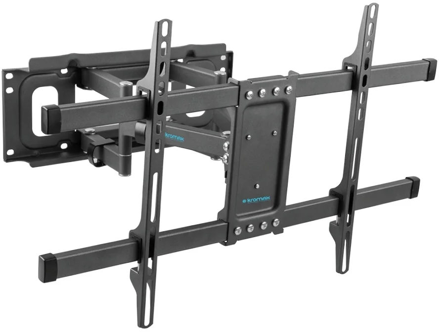 Kromax CORBEL-8 grey titan { 32"-75";  Максимальная нагрузка: 55 кг;  VESA: 200x200, 200х300, 200х400, 300х200, 300х300, 300х400, 400х200, 400х300, 400х400, 600х400 мм;  Наклон: +5°-12°Поворот: ±90}