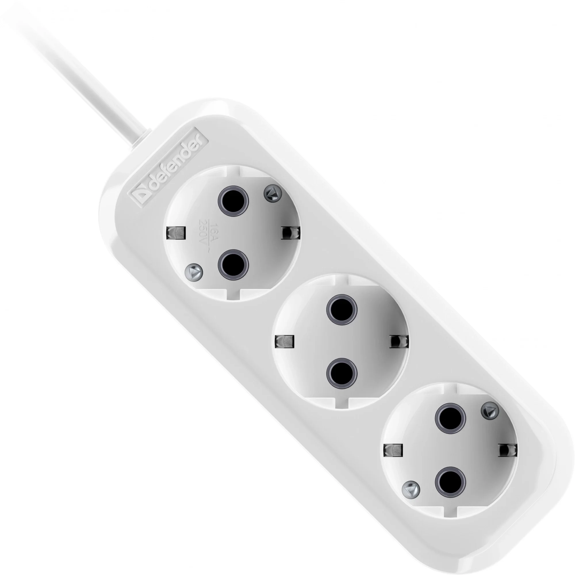 DEFENDER 99368 Удлинитель с заземлением R330 16 А, 1.5  м,  заземление