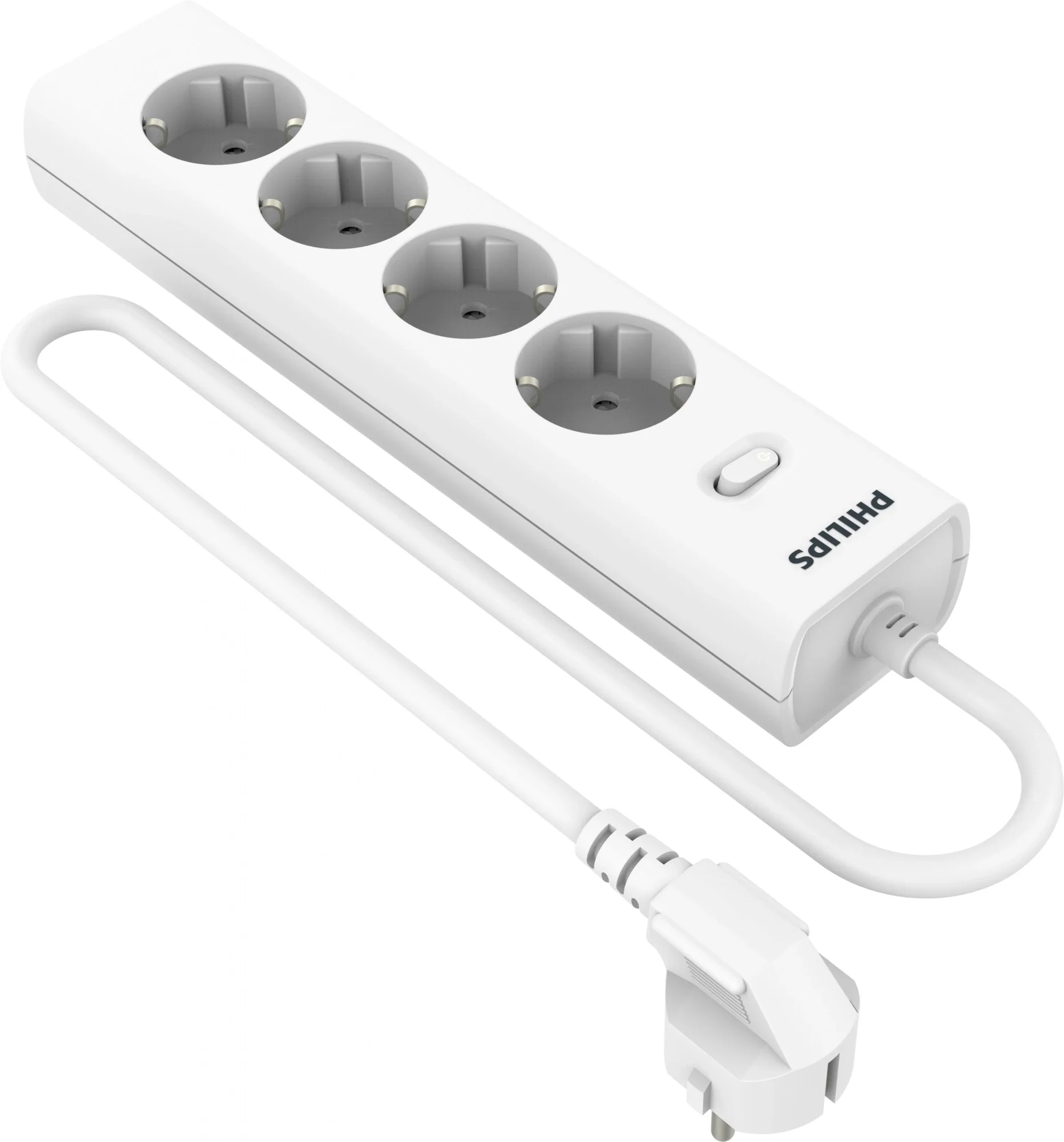 Сетевой фильтр Philips CHP2145WC/51 4 розетки, длина кабеля 5 м, белый