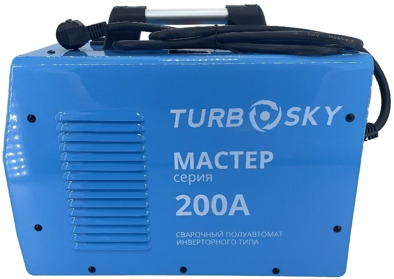 Сварочный полуавтомат Turbosky MIG-200А Мастер инвертор MIG-MAG/ММА/TIG 6.6кВт