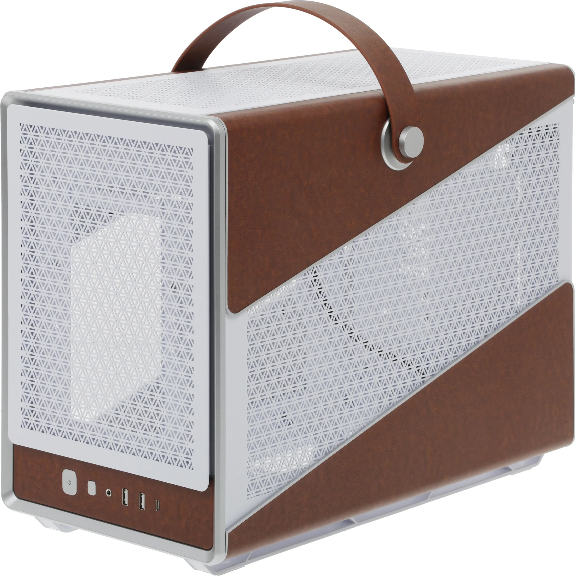 Компьютерный корпус Montech Heritage (W) белый без БП mATX 9x120мм 2x140мм 2xUSB3.0 audio bott PSU