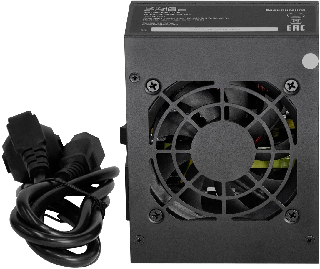 Блок питания для компьютера KingPrice - KPPSU400, SFX, 400 Вт, KPPSU400-SFXV3