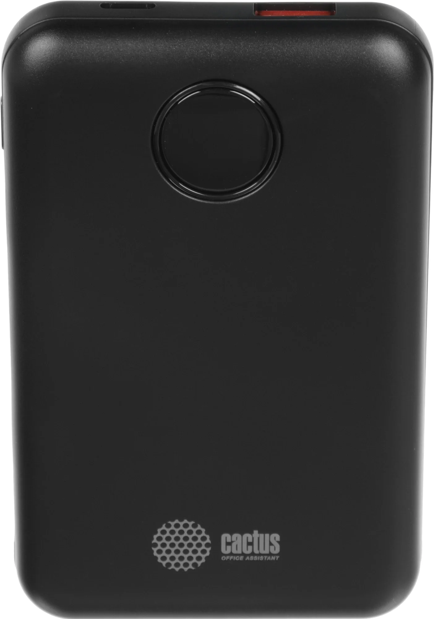 Портативный аккумулятор Power Bank CACTUS PBFSOA-10000, 10 000mAh, Li-Pol, чёрный, CS-PBFSOA-10000