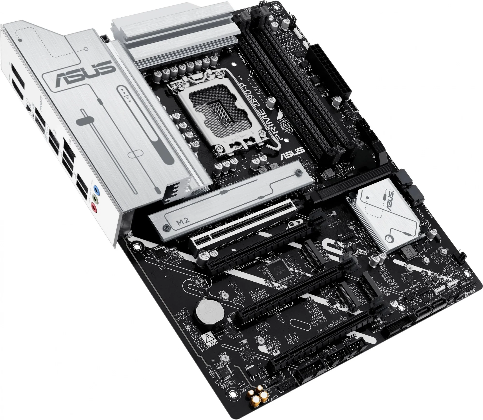 ASUS PRIME Z890-P (Socket 1851, ATX, 4xDDR5(256GB), DP/HDMI/USB Type-C, 1xPCIe 5.0x16, 3xPCIe 4.0x16, 1xLAN (2.5GbE), 4xSATA 6Gb/s, 4xM.2,  2xUSB 3.2, 4xUSB 2.0)