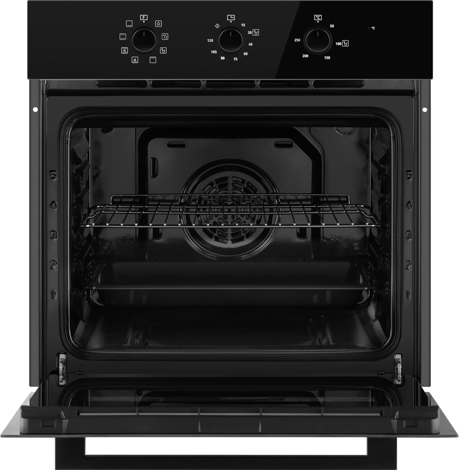 Духовой шкаф электрический Weissgauff EOM 208 PDB Steam Clean черный 433111