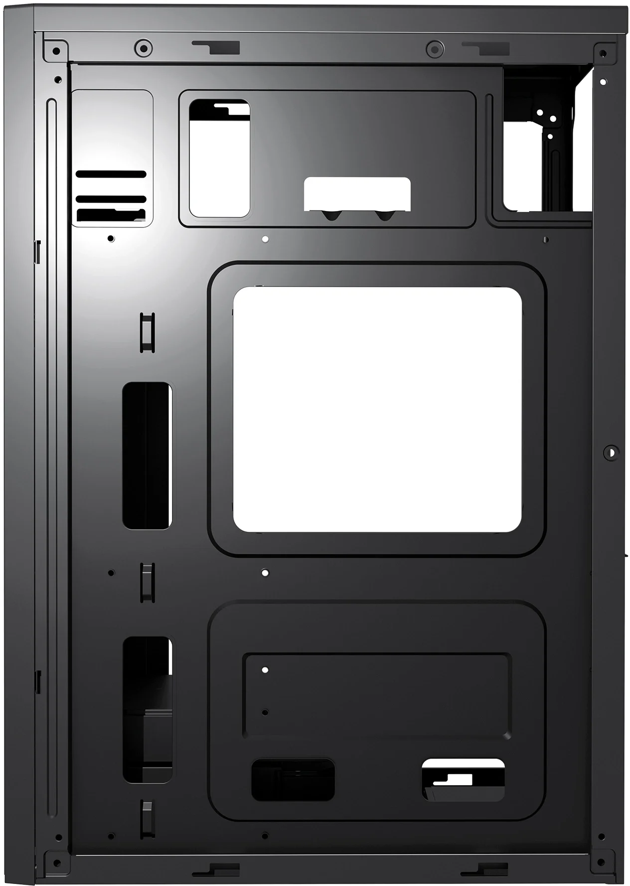 Компьютерный корпус KingPrice KPCC-MD203 черный без БП ATX 1x80мм 3x120мм 2xUSB 2.0 audio