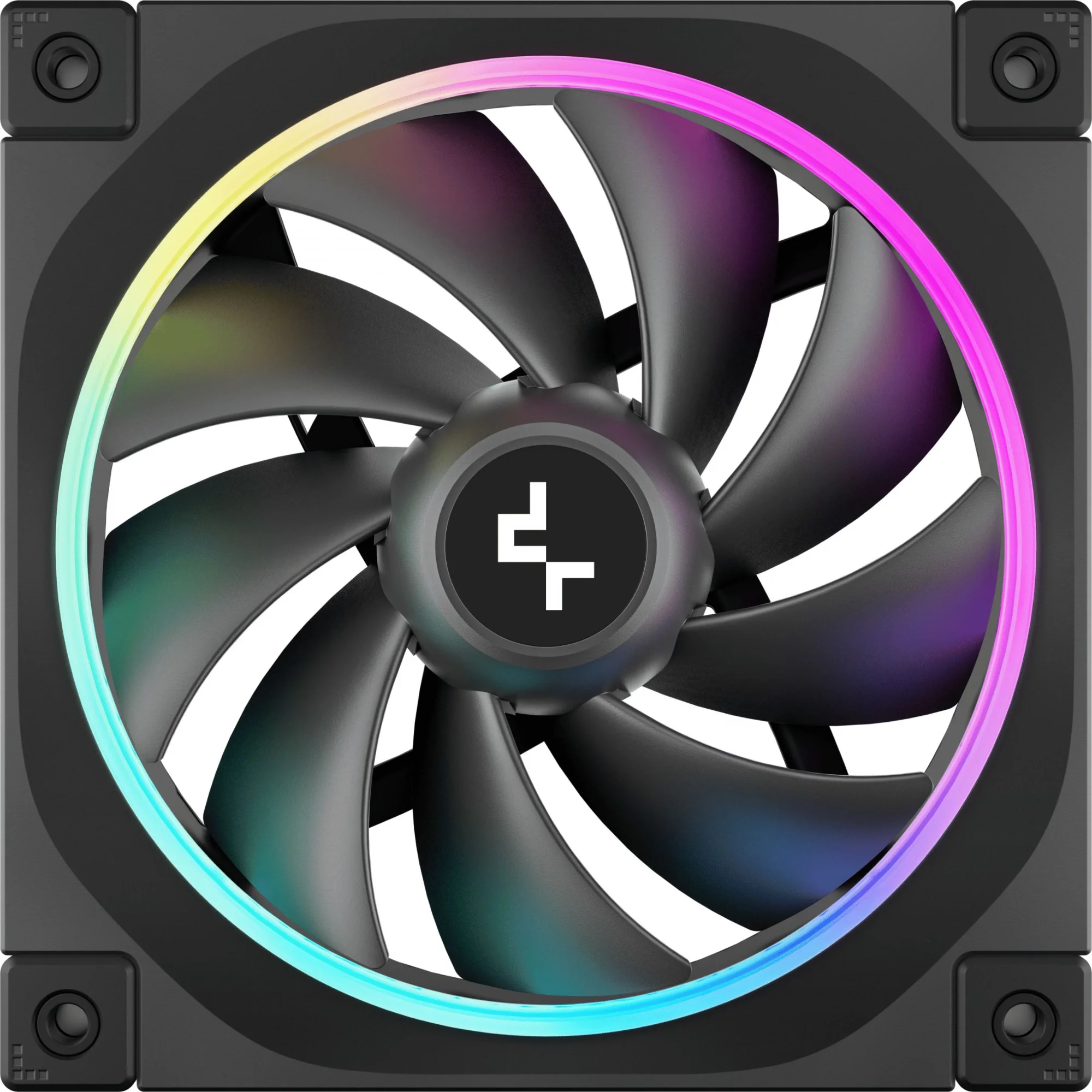 Вентилятор для корпуса Deepcool FL12 (120mm, 2150rpm, 55 CFM, 32 дБ, PWM 4-pin, ARGB, black) (R-FL12-BKAPN1-G)