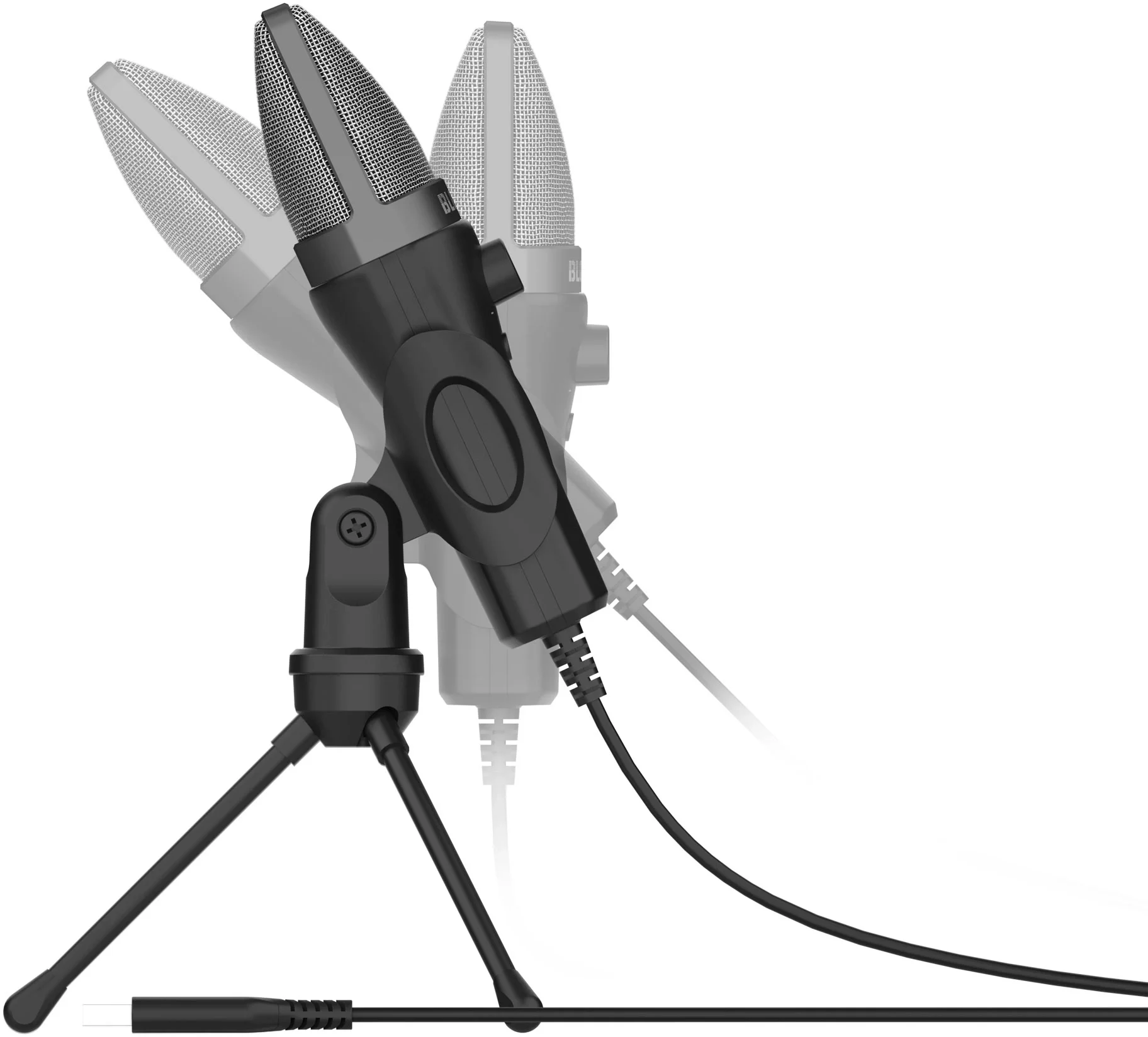 <120264> Микрофон A4Tech Bloody GM20 (кардиоидный, стрим/gaming, 20Гц-20КГц, 2.3м) черный [GM20 BLACK]