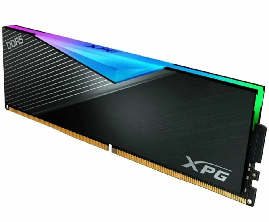 Память DDR5 32GB 7200MHz A-Data AX5U7200C3416G-DCLARBK XPG Lancer RGB OEM Gaming PC5-57600 CL34 DIMM ECC 288-pin 1.4В Intel single rank с радиатором OEM