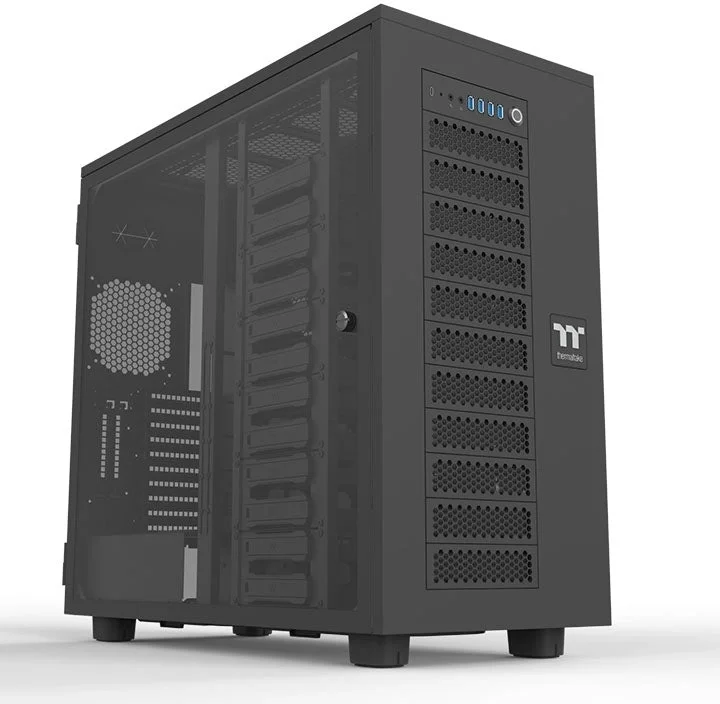Компьютерный корпус Thermaltake AX700 Glass черный без БП XL-ATX 18x120мм 18x140мм 2x200мм 4xUSB 3.0 audio bott PSU