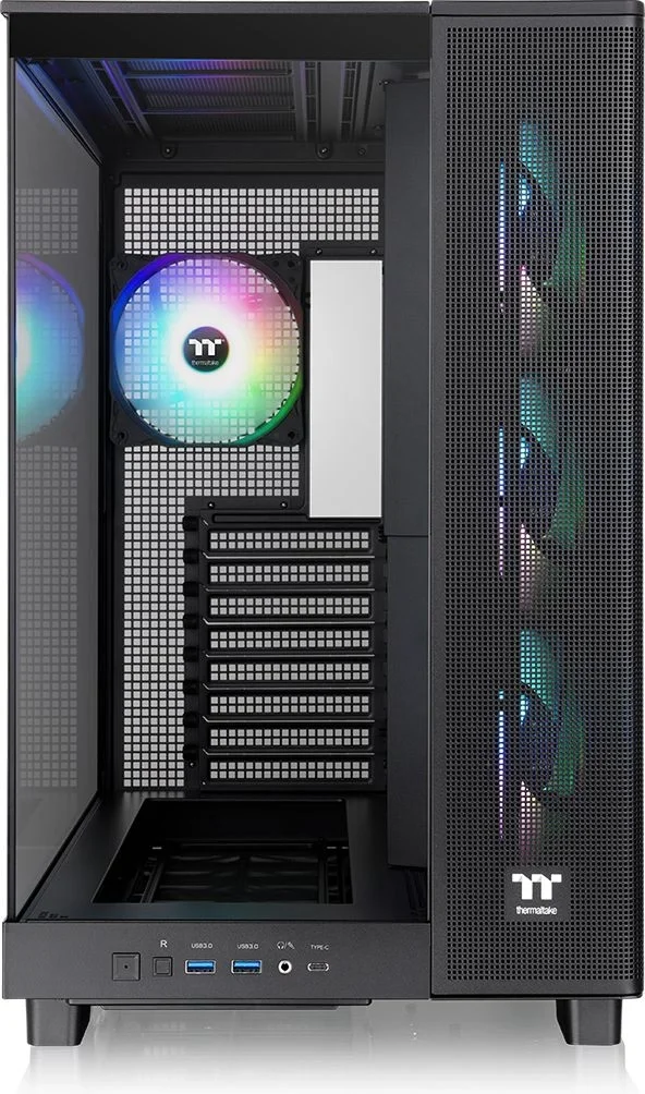 Корпус Thermaltake View 380 XL TG черный без БП ATX 5x120mm 2x140mm 2xUSB3.0 audio bott PSU