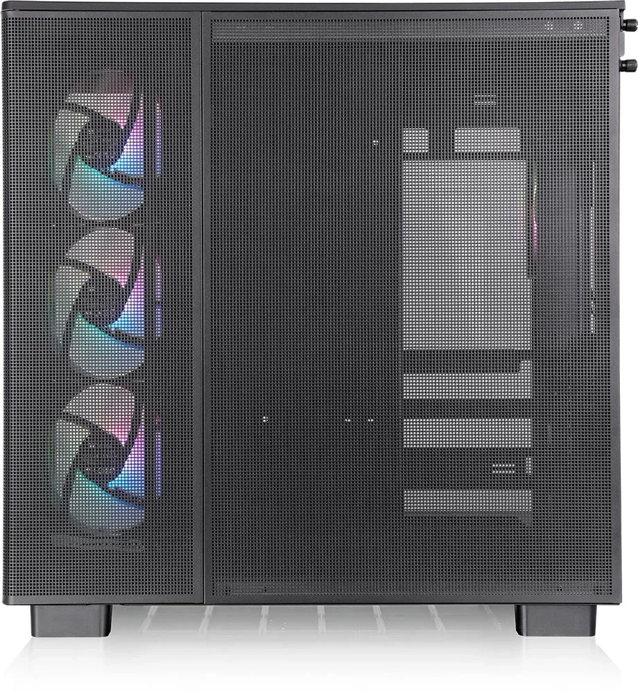 Компьютерный корпус Thermaltake View 380 XL TG ARGB черный без БП E-ATX 2x120мм 2xUSB3.0 audio bott PSU